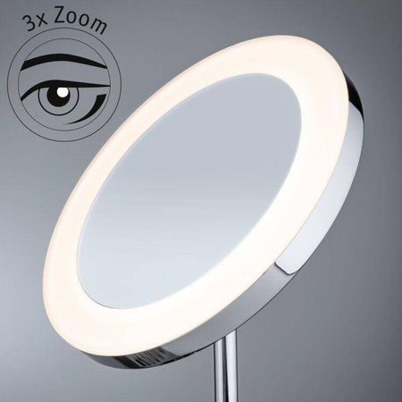 Lusterko kosmetyczne MASUA LED 4W 2700/4000/6500K +wyłącznik IP44 230V chrom / metal (PL71150) - PAULMANN