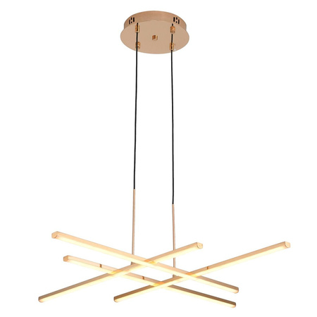 Lampa wisząca CRISS CROSS LED złota 78 cm (ST-MD240406-4 gold) - Step into Design