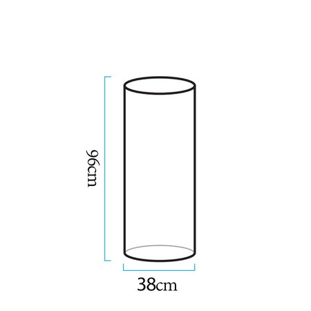 Lampa ogrodowa kolumna TUBE LED RGBW 16 kolorów 96 cm (ES-DC031) - Step into Design