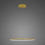 Lampa wisząca Ledowe Okręgi No.1 40cm 4k złota Dali (LA073/P_40_in_4k_gold_Dali) - ALTAVOLA DESIGN
