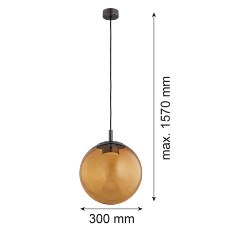 Pojedyncza lampa wisząca  SACRAMENTO (8831) - Argon