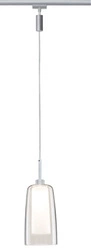 URail LED Pendulum Arido II 1x5W GU10 Chrom Mat/przezr/satyna 230V Metal/Szkło (PL94998) - PAULMANN