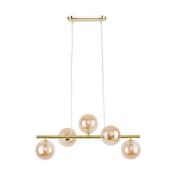 Lampa wisząca ESTERA GOLD 5 PŁ (4549) - TK Lighting