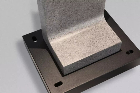 Outdoor 230V opr. słupkowa Concrea 6,8W IP65 czarny 3000K Sandstone Cement (PL94502) - Paulmann