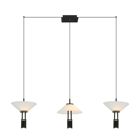 LINE LED LIGHT 28W 3000K ALUMINIUM BLACK (23202 Zambelis) - Zambelis