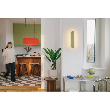 RIFLO W D oliwkowa lampa ścienna / kinkiet z regulowanymi reflektorami (RIWD614002) - Ummo