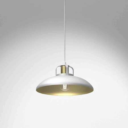 Lampa wisząca FELIX WHITE/GOLD 1 (MLP7704) - Milagro