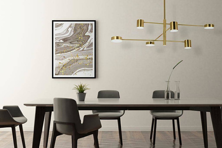 MOOSEE lampa wisząca PIAZETTA złota (MSE010100124) - Moosee