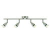 Lampa sufitowa Amalfi 4lt bar satin nickel 35W (60995) - Saxby