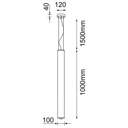 MEREZI 1 - lampa wisząca pojedyncza - mosiądz patyna mat - 3000K (5216) - ANTIGO