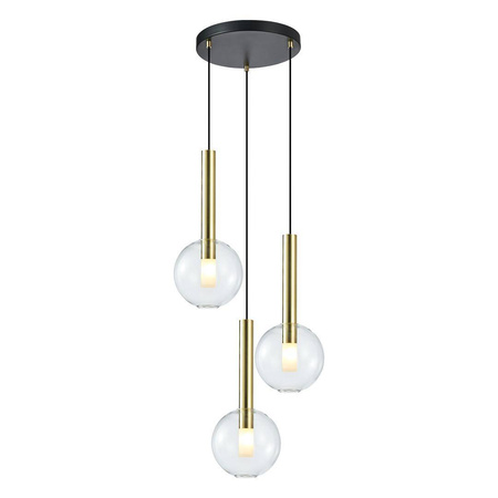 Lampa wisząca NIKO GOLD 3xG9 (ML0332) - Milagro
