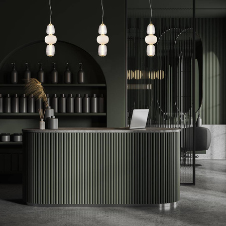 Lampa wisząca CARO GOLD 28W LED (ML0363) - Milagro