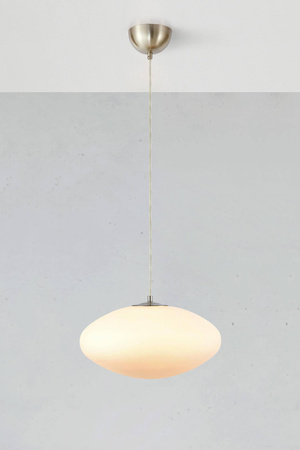 LOCUS Pendant 1L White/Steel (108437) Markslojd