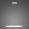 Lampa wisząca Ledowe Okręgi No.1 60 4k srebrna Dali (LA073/P_60_in_4k_silver_Dali) - ALTAVOLA DESIGN