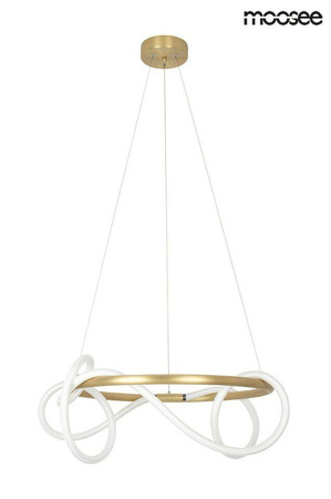 MOOSEE lampa wisząca SERPIENTE 60 złota (MSE010100236) - Moosee