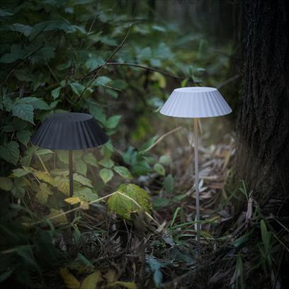 LAMPA STOŁOWA ZEWNĘTRZNA MAXLIGHT T0065 MUFFIN TAUPE IP44