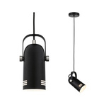 Neordic Lavea lampa wisząca max. 1x15W E27 czarny 230V metal (PL79766) - PAULMANN