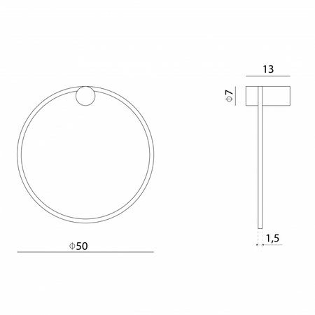 ECHO 110 Kinkiet biały 4000K (66440) - Ramko