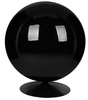 Fotel BALL BLACK czarny - włókno          szklane, metal (JH-066.BLACK.BL) - King Home