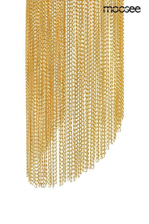 Lampa ścienna LAMBADA łańcuszki złota (MSE010100374) - Moosee