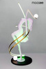 Designerska lampa podłogowa z pilotem zmiany barwy DANCING QUEEN (MSE1501100428) - Moosee