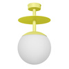 PLAAT B żółta lampa przysufitowa / plafon (PLB111003) - Ummo