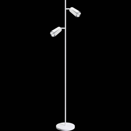FLOWER WHITE CHROME LAMPA PODŁOGOWA 1xGU10 (ML0277) - Milagro