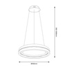 Lampa wisząca GRAVITY 36W LED (ML1183) - Milagro