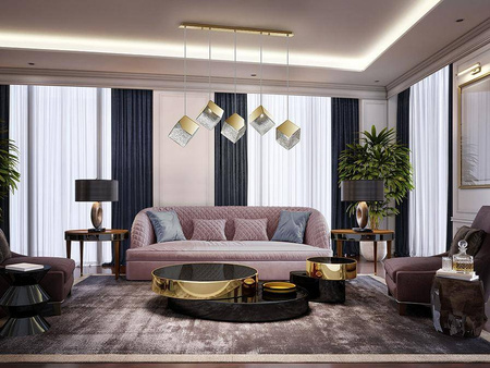 Priscila lampa wisząca 5L (720595) - Schuller