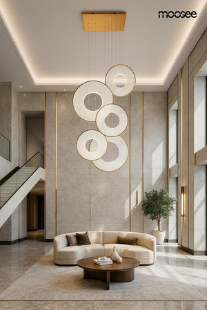 Kaskadowa lampa wisząca STARDUST złota (MSE1501100587) - Moosee