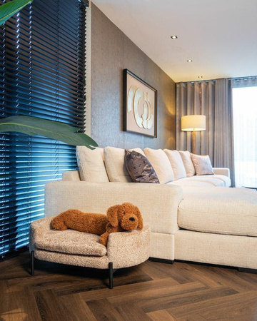 RICHMOND legowisko dla psa DOLLY beżowe (S4900 NATURE SHEEP) - Richmond Interiors