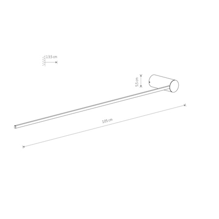 Kinkiet ARM LED L 4000k (10856) - Nowodvorski