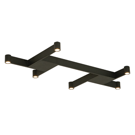 CEILING LED LIGHT 23W 3000K METAL-ALUMINIUM BLACK (23042 Zambelis) - Zambelis