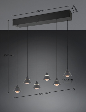 Kaskadowa lampa wisząca ROMEO (337010632) - Trio
