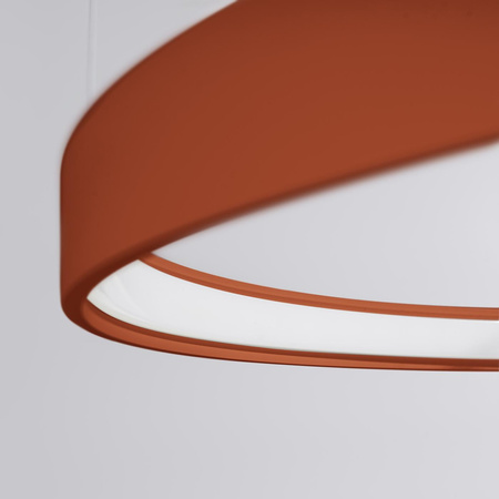 Żyrandol RIO 78 ochra czerwona LED 3000K (TH.396) - Thoro Lighting