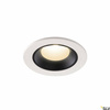 NUMINOS® XS, oprawa sufitowa wpuszczana biała/czarna 4000 K 55° (1005550) - SLV
