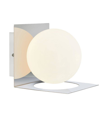ZENIT Wall 1L IP44 Chrome/Opal
