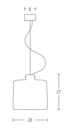 PENDANT 1L CLAY (1664 Zambelis) - Zambelis