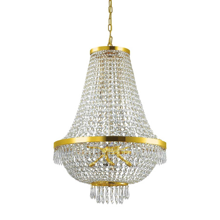 Lampa wisząca Caesar kol. złoty (114743) Ideal Lux - żyrandol