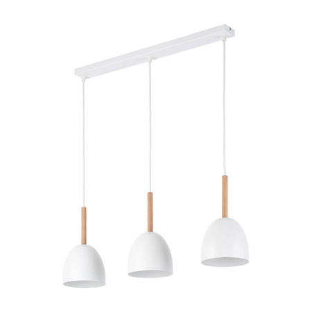 Lampa wisząca NORD 3 PŁ biała listwa (4869) - TK Lighting