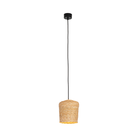 PENDANT LAMP NATURAL BRAIDED WHEAT 1XE27 (22167 Zambelis) - Zambelis