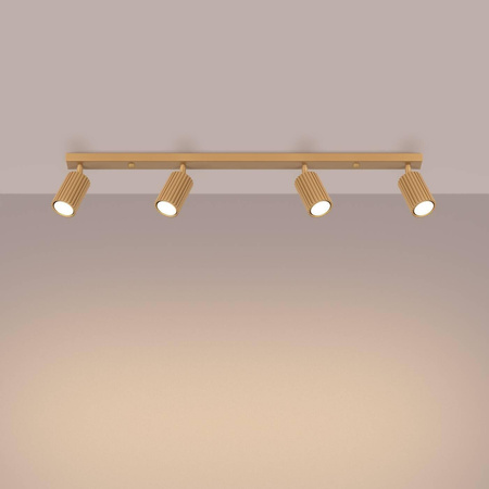 Plafon KARBON 4L złoty (SL.1565) - Sollux Lighting