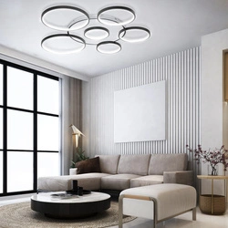 LAMPA DEKORACYJNA SUFIT 194W CZARNA + Pilot DL-F04 GIRONA - DomenoLED