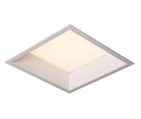 Mistic Lighting oprawa sufitowa łazienkowa LED Square 22W wpuszczana biała MSTC-05411110