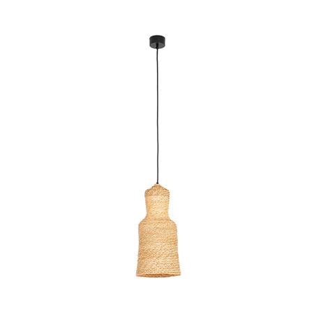 PENDANT LAMP NATURAL BRAIDED WHEAT 1XE27 (22168 Zambelis) - Zambelis