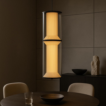 Lampa wisząca Aeris 2 transparentna LED CCT (LP-2137/2P TR) - Light Prestige