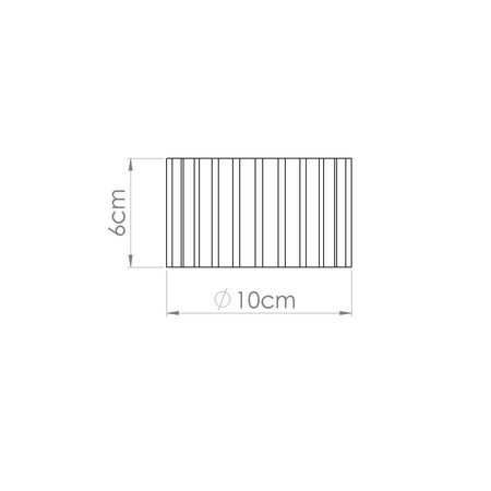Plafon AURA 1 biały Gx53 (SL.1782) - Sollux Lighting