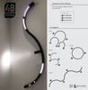 GRILLE LAMP 8W 3000K BLACK DIMMABLE (22092 Zambelis) - Zambelis