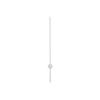 Minimalistyczny biały kinkiet SABER LED M (11591) - Nowodvorski