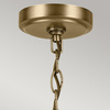 Żyrandol Winslow - 5 źródeł światła - Naturalny mosiądz (KL-WINSLOW5-NBR) - Elstead Lighting